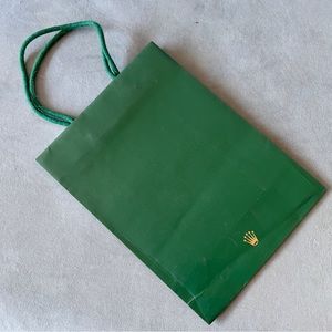 ROLEX Shopping Gift Bag 10.60x7.80x3.90 inches